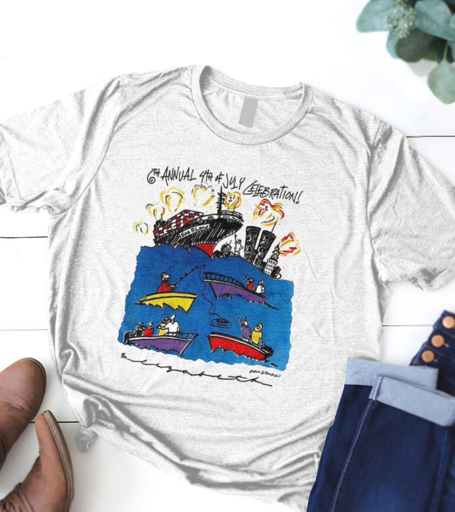 6th Annual 4th Of July Celebration Fireworks And Boating Event T-Shirt