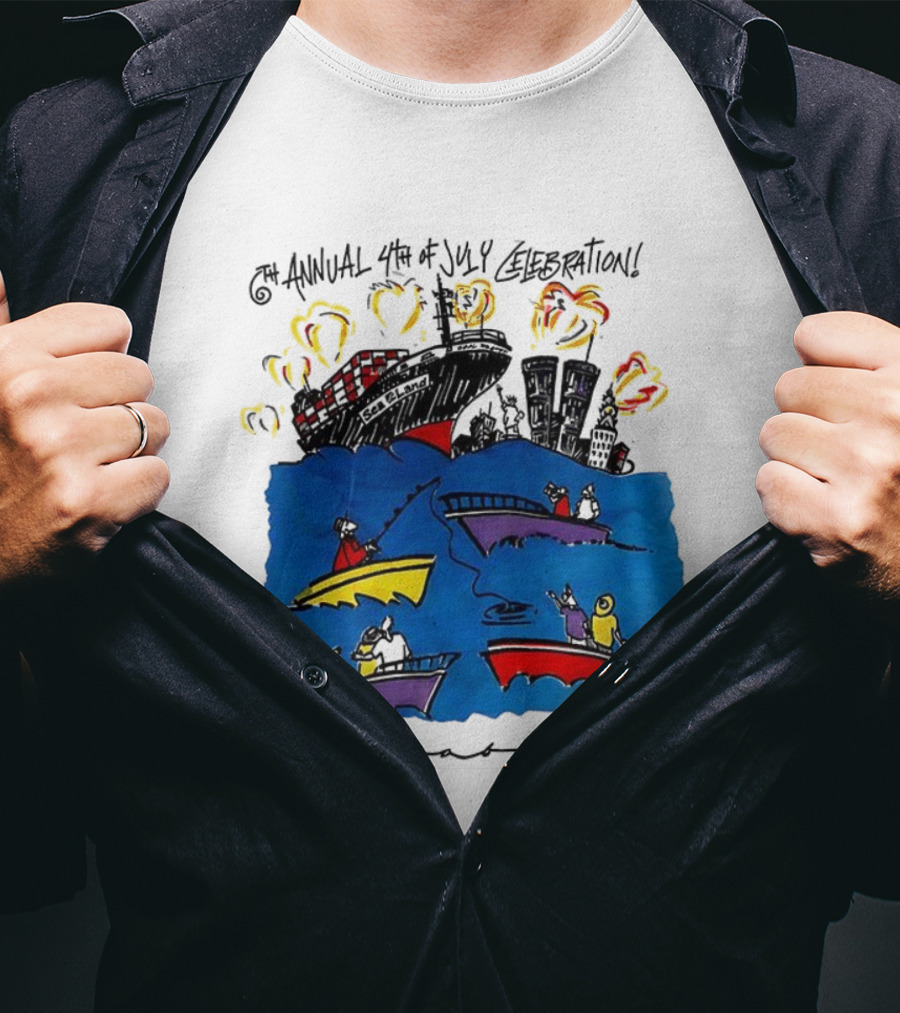 6th Annual 4th Of July Celebration Fireworks And Boating Event T-Shirt