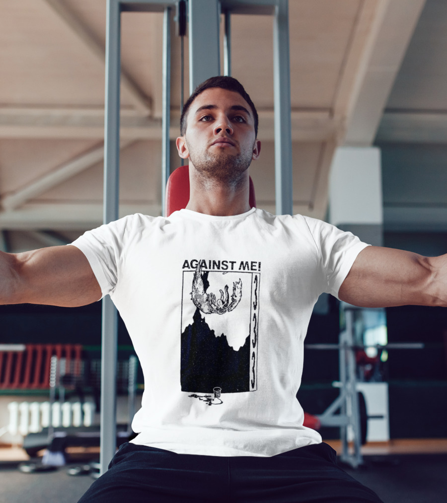 Against Me 333 Band Art Starry Night Imagery T-Shirt