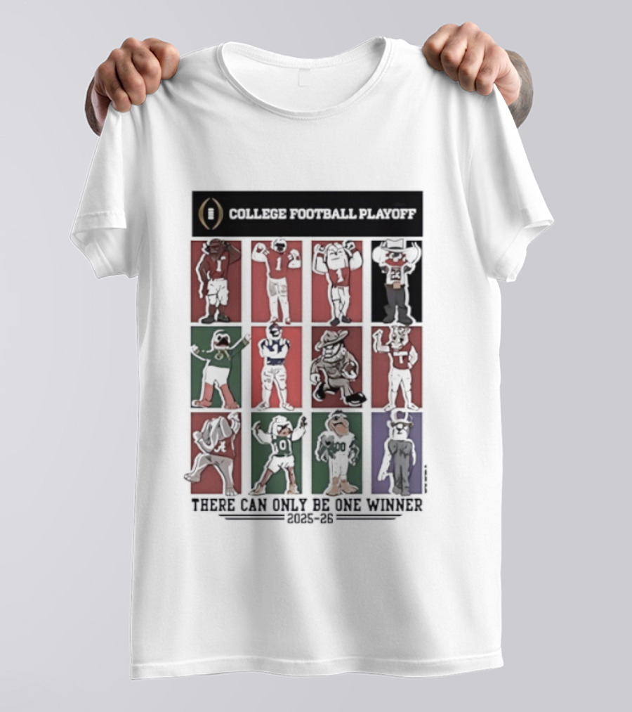 College Football Playoff 12 Team Mascots Showdown Champions идите T-Shirt