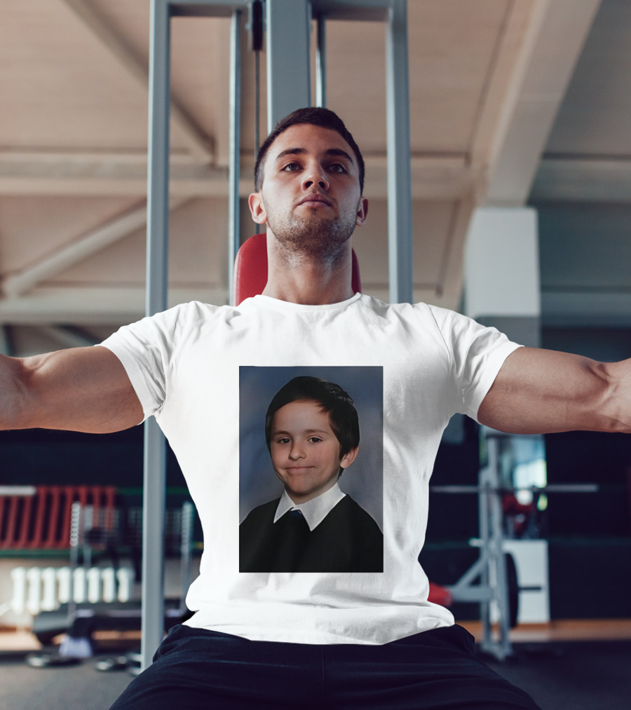 David Vujanic Awkward School Photo Meme Expression T-Shirt