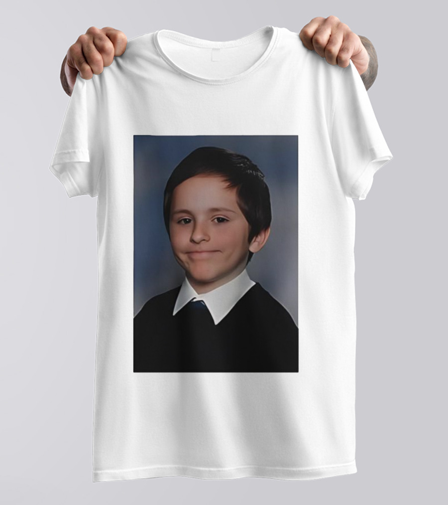 David Vujanic Awkward School Photo Meme Expression T-Shirt