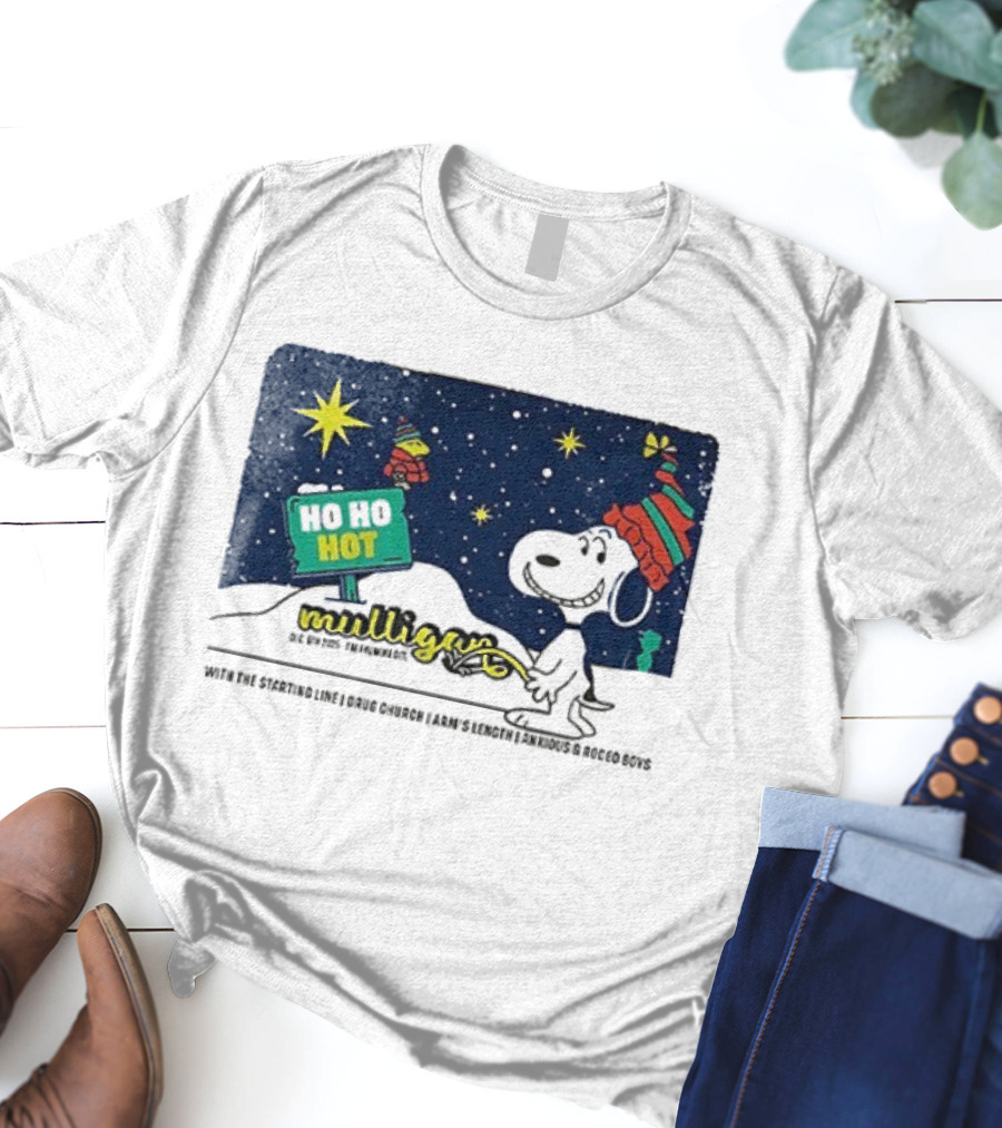 I Drug Church Ho Ho Hot Peanuts Snoopy Charlie Brown Mulligan Detroit Michigan T-Shirt
