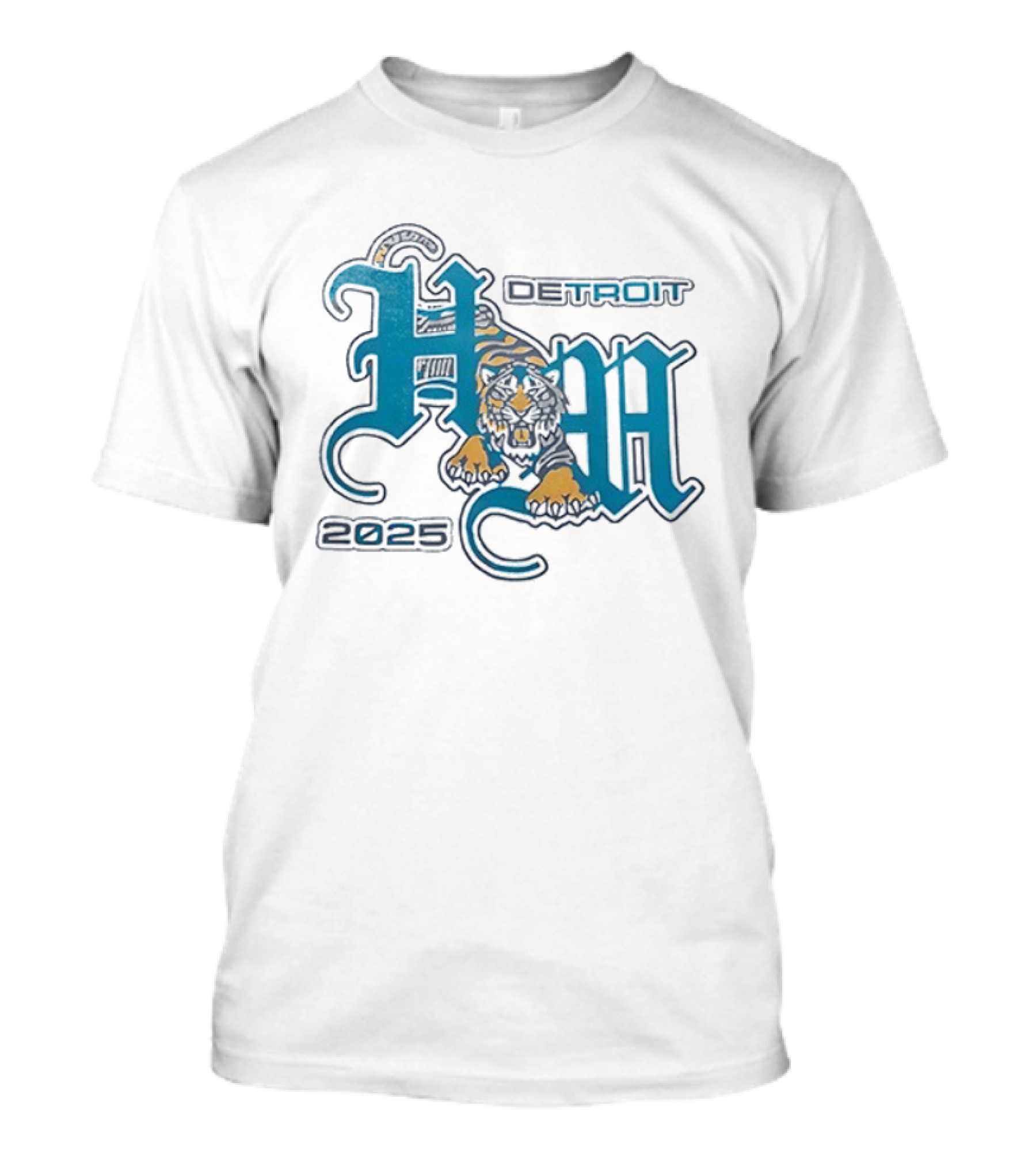 Hot Mulligan Detroit 2023 Tiger At The Fillmore T-Shirt