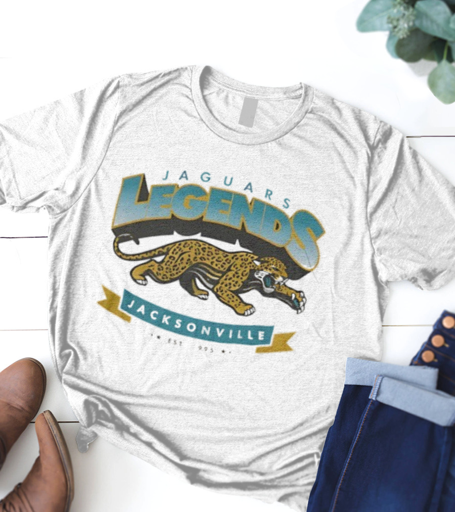 Jaguars Legends Jacksonville NFL Est 1995 T-Shirt