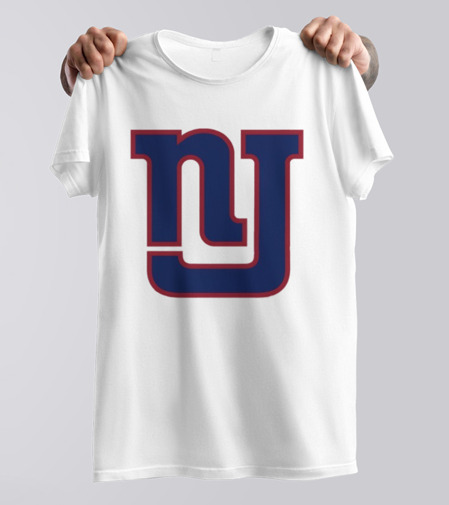 New York Giants NY Style Twist Iconic Emblem Football Team T-Shirt