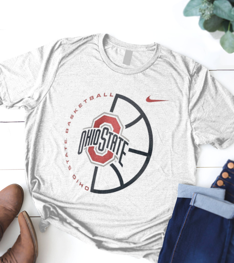 Ohio State Buckeyes Basketball Nike Just Us Emblem T-Shirt