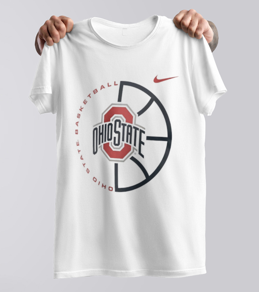 Ohio State Buckeyes Basketball Nike Just Us Emblem T-Shirt