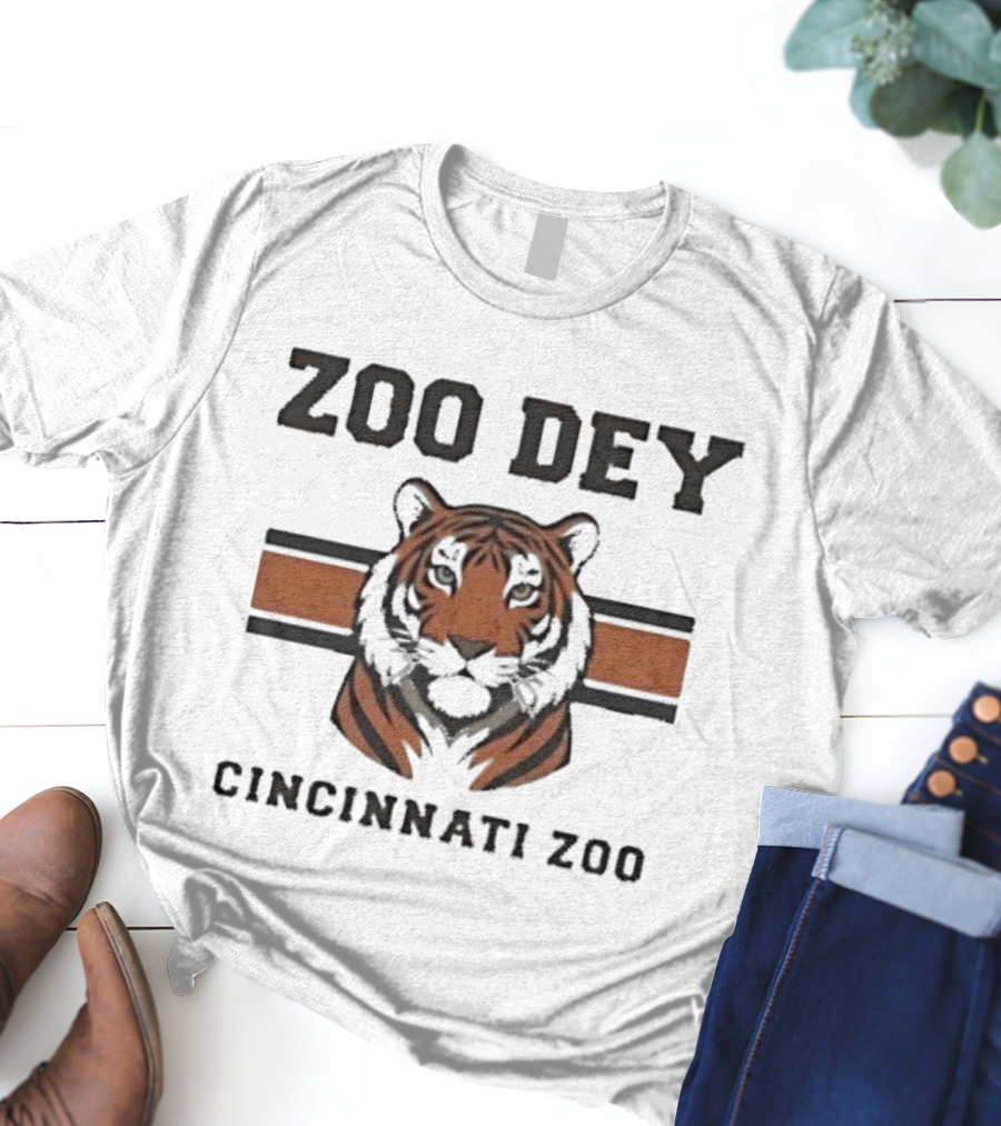 Cincinnati Zoo Tiger Zoo Dey T-Shirt