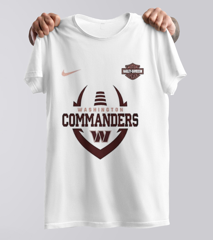 Washington Commanders Snoopy Harley Davidson Live To Ride Ride To Live T-Shirt