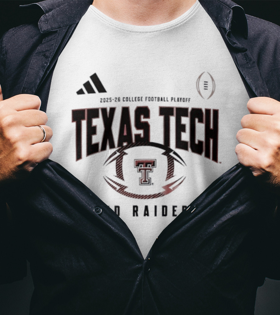 Texas Tech Red Raiders 2025 2026 College Football Playoff T-Shirt