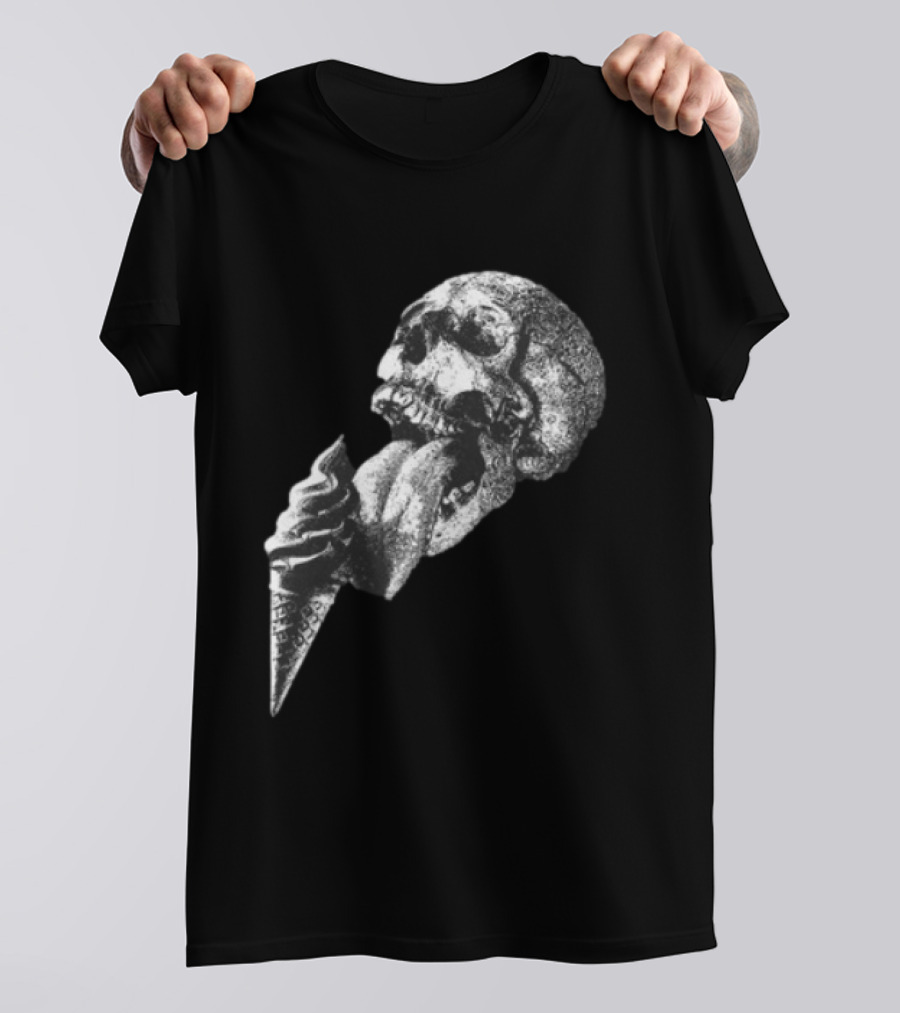 Laura Jane Grace Mississippi Medicals Skull And Ice Cream Cone Concept T-Shirt