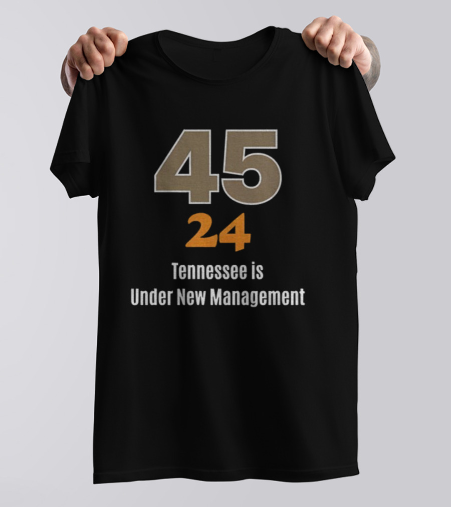 Vanderbilt 45 Tennessee 24 Under New Management Victory T-Shirt