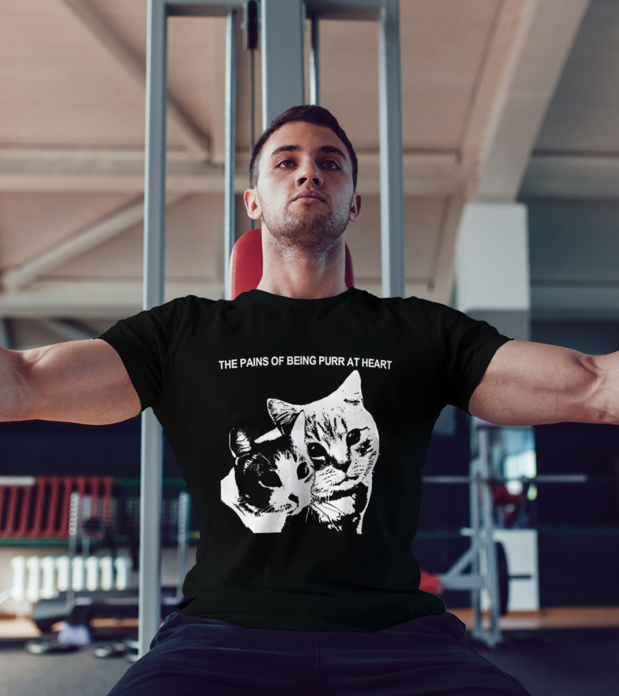 The Pains Of Being Pure At Heart Cat Faces T-Shirt