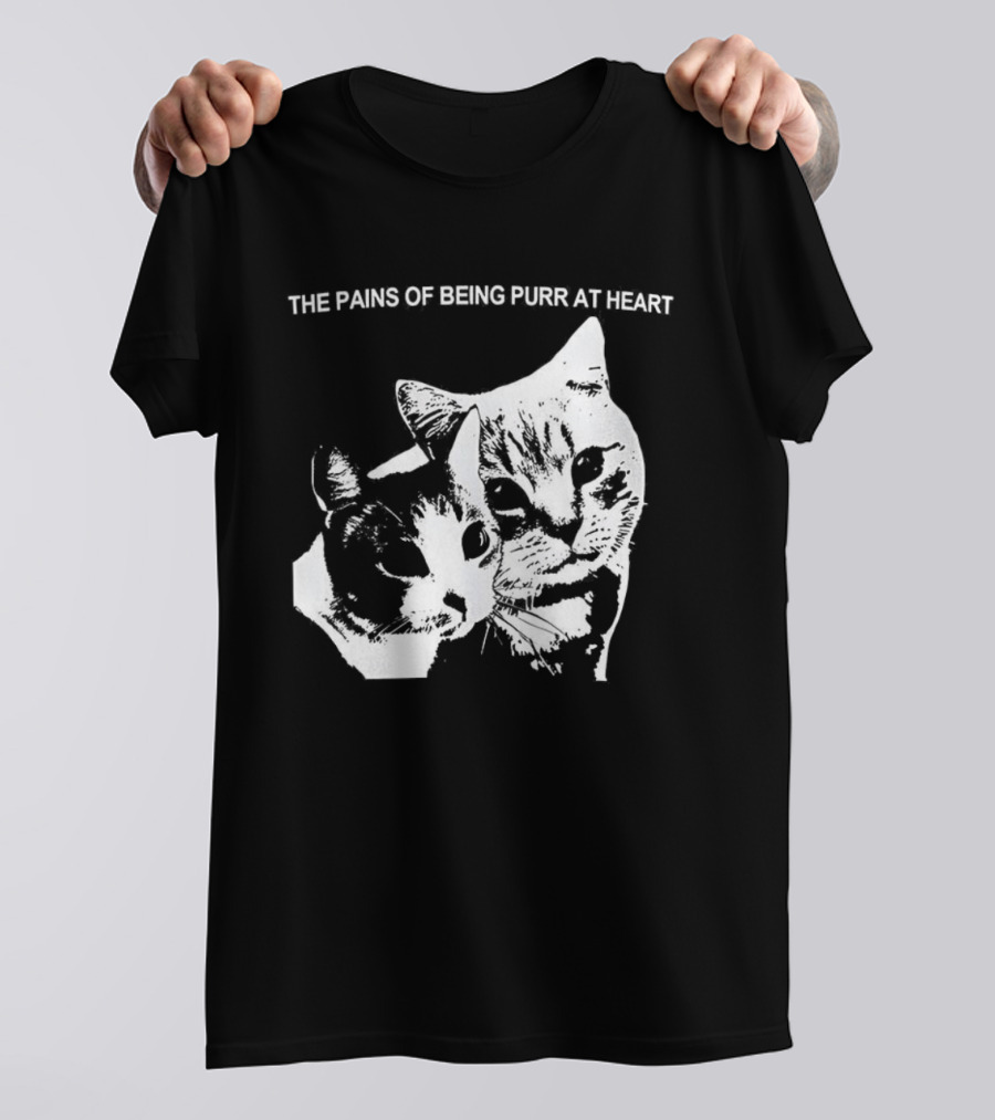 The Pains Of Being Pure At Heart Cat Faces T-Shirt