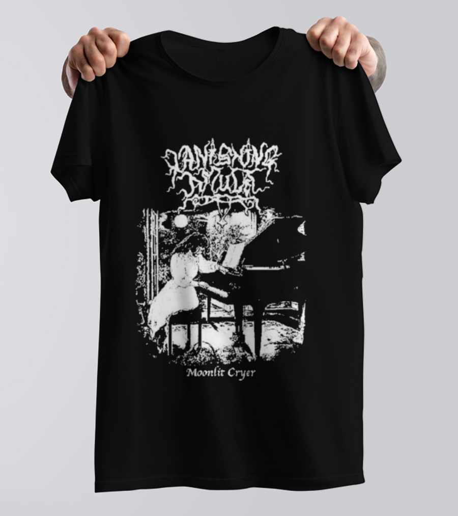 Vanishing Amulet Moonlit Cryer Dark Piano Aesthetic T-Shirt