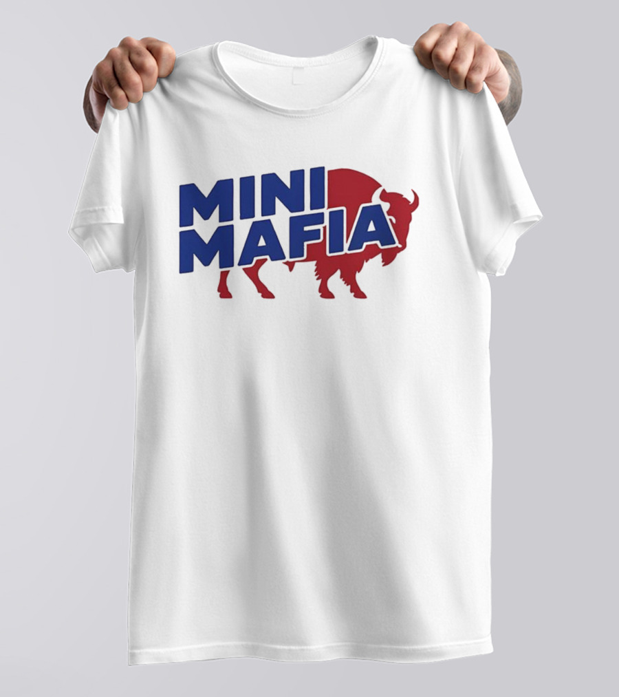 Buffalo Bills Mini Mafia Fan Gear Football Enthusiast Apparel T-Shirt