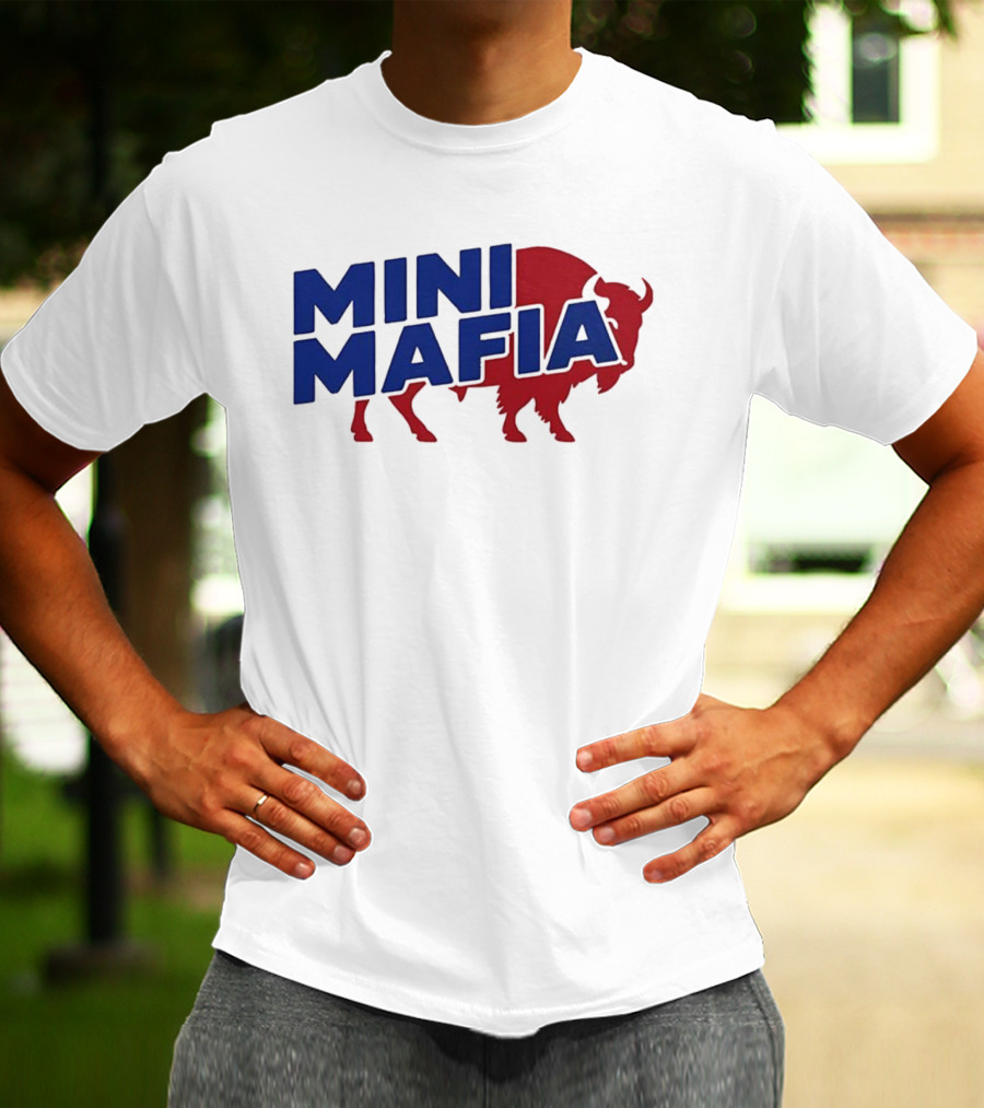 Buffalo Bills Mini Mafia Fan Gear Football Enthusiast Apparel T-Shirt