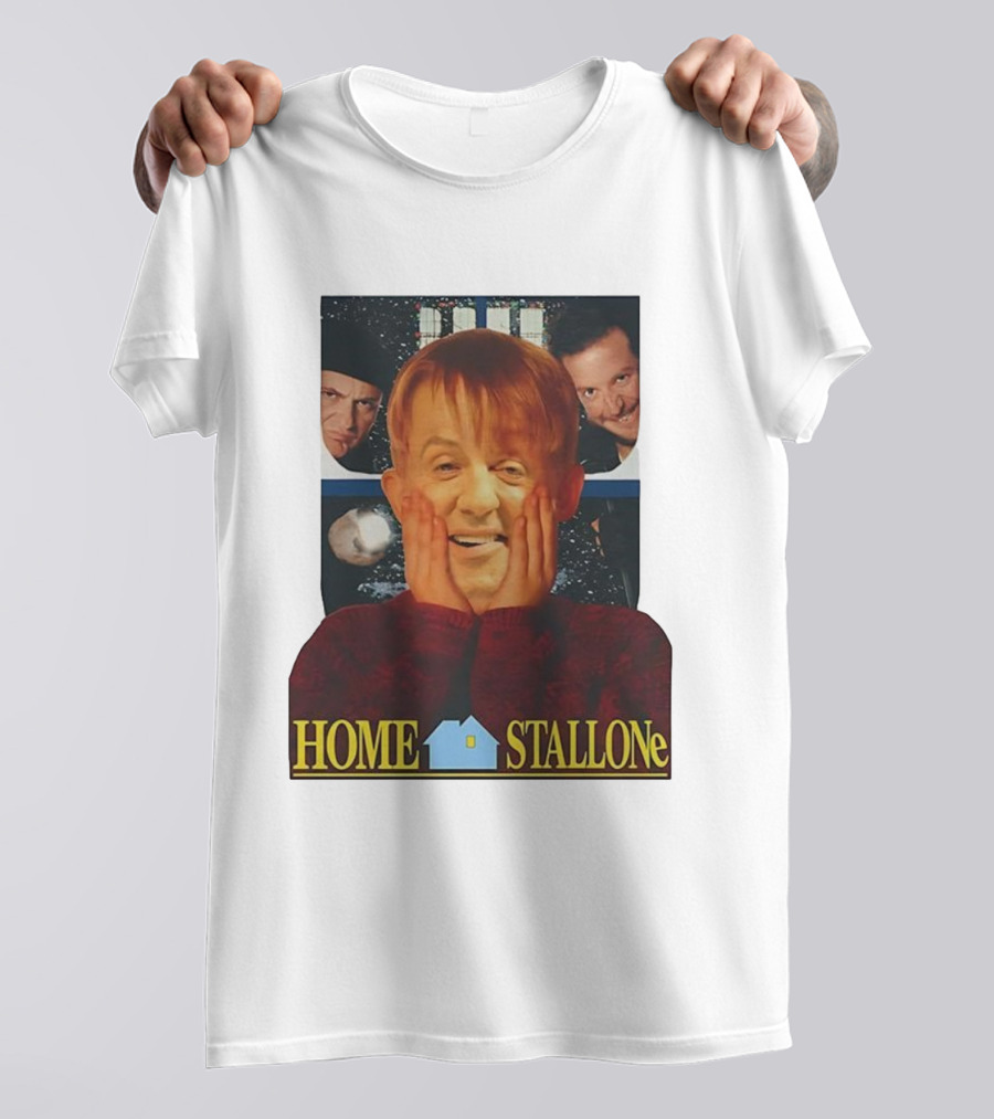 Home Stallone Classic Comedy Movie Mashup T-Shirt