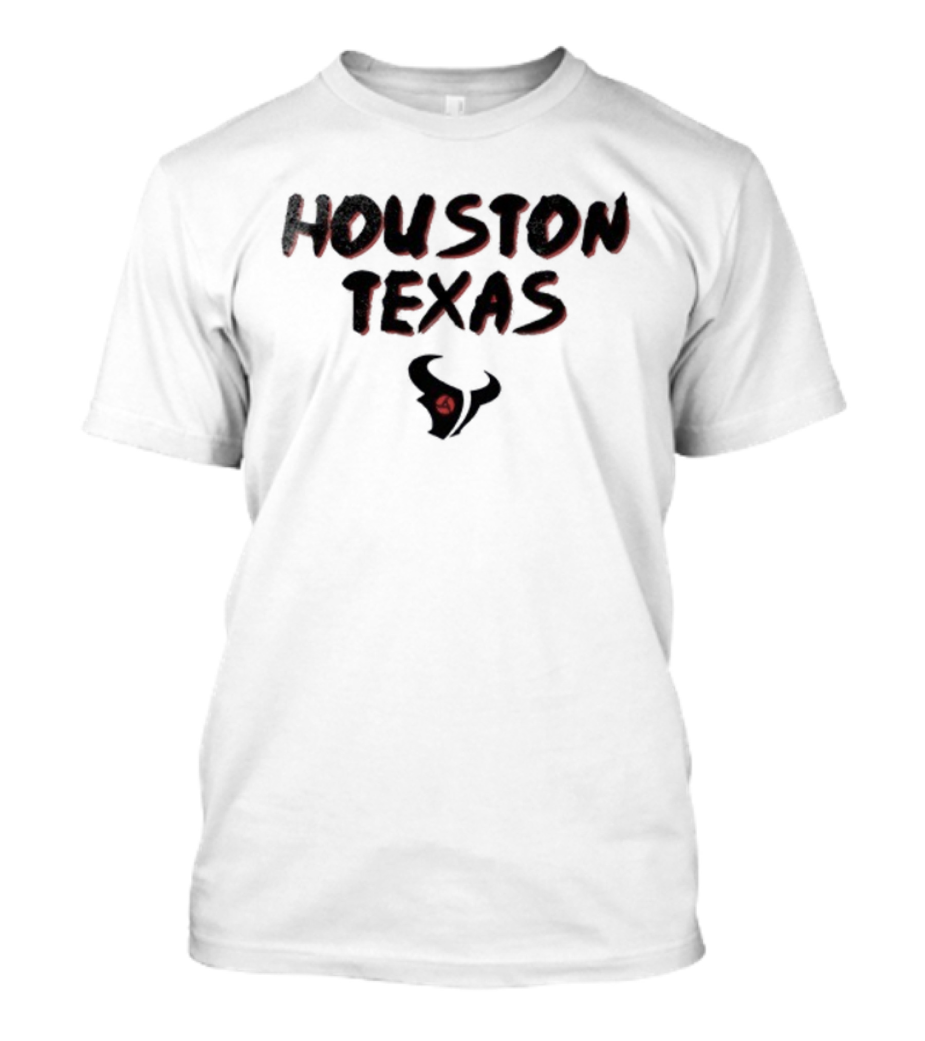 Houston Texas X Naruto Uchiha Itachi Mangekyo Sharingan Combination T-Shirt