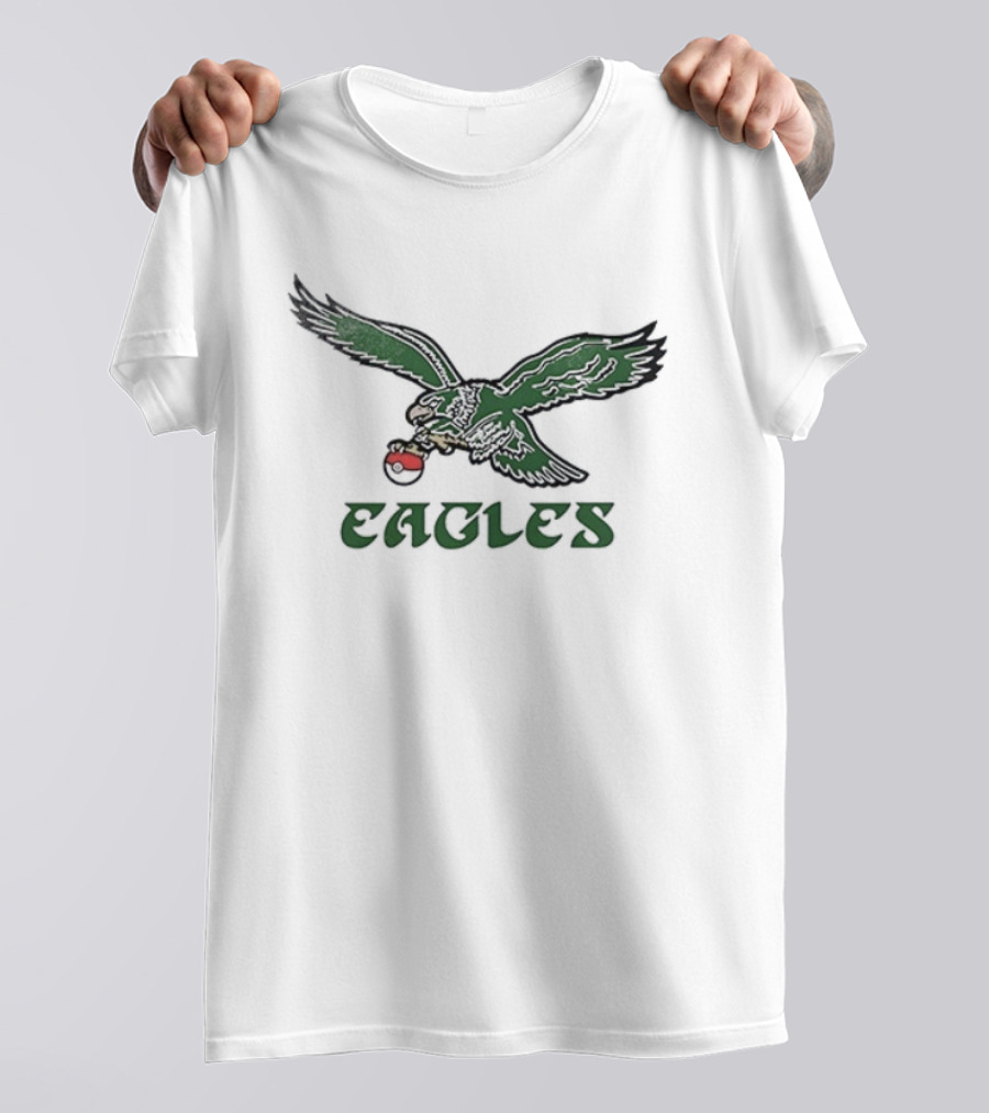 Philadelphia Eagles Pokemon Collaboration Fan Gear T-Shirt