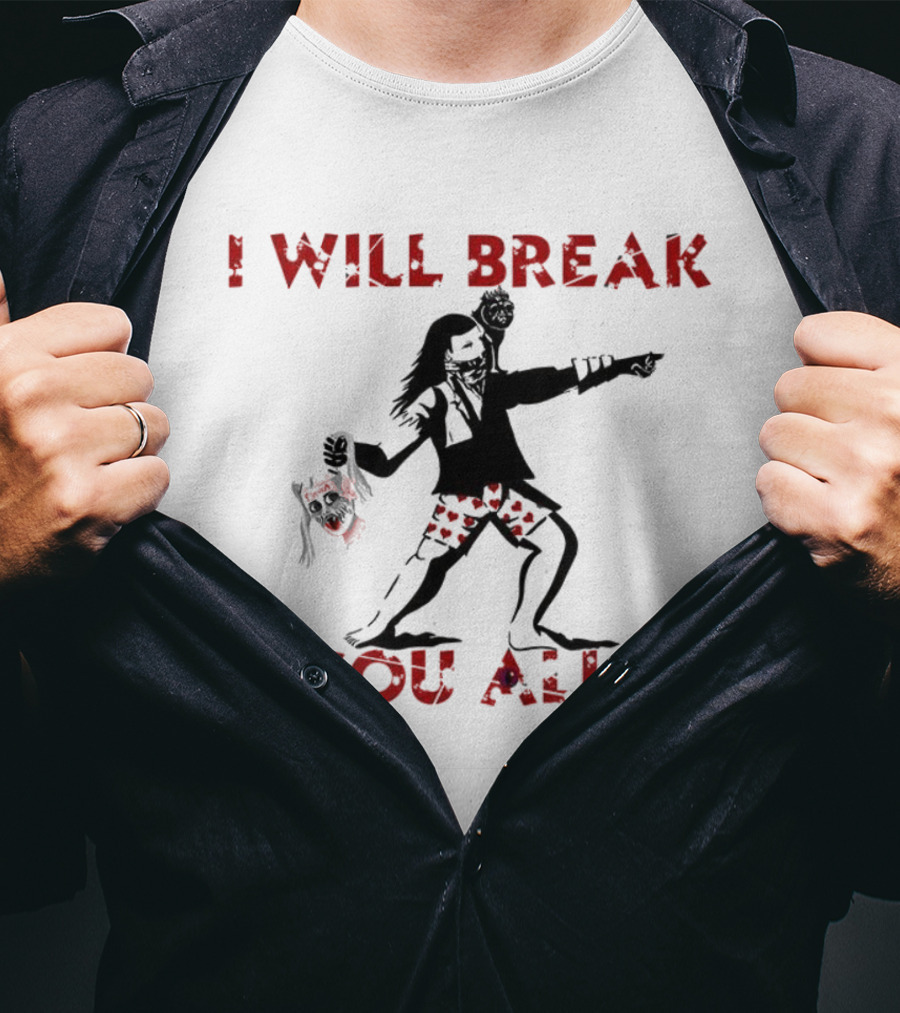 Dungeon Crawler Carl I Will Break You All Comic Silhouette T-Shirt