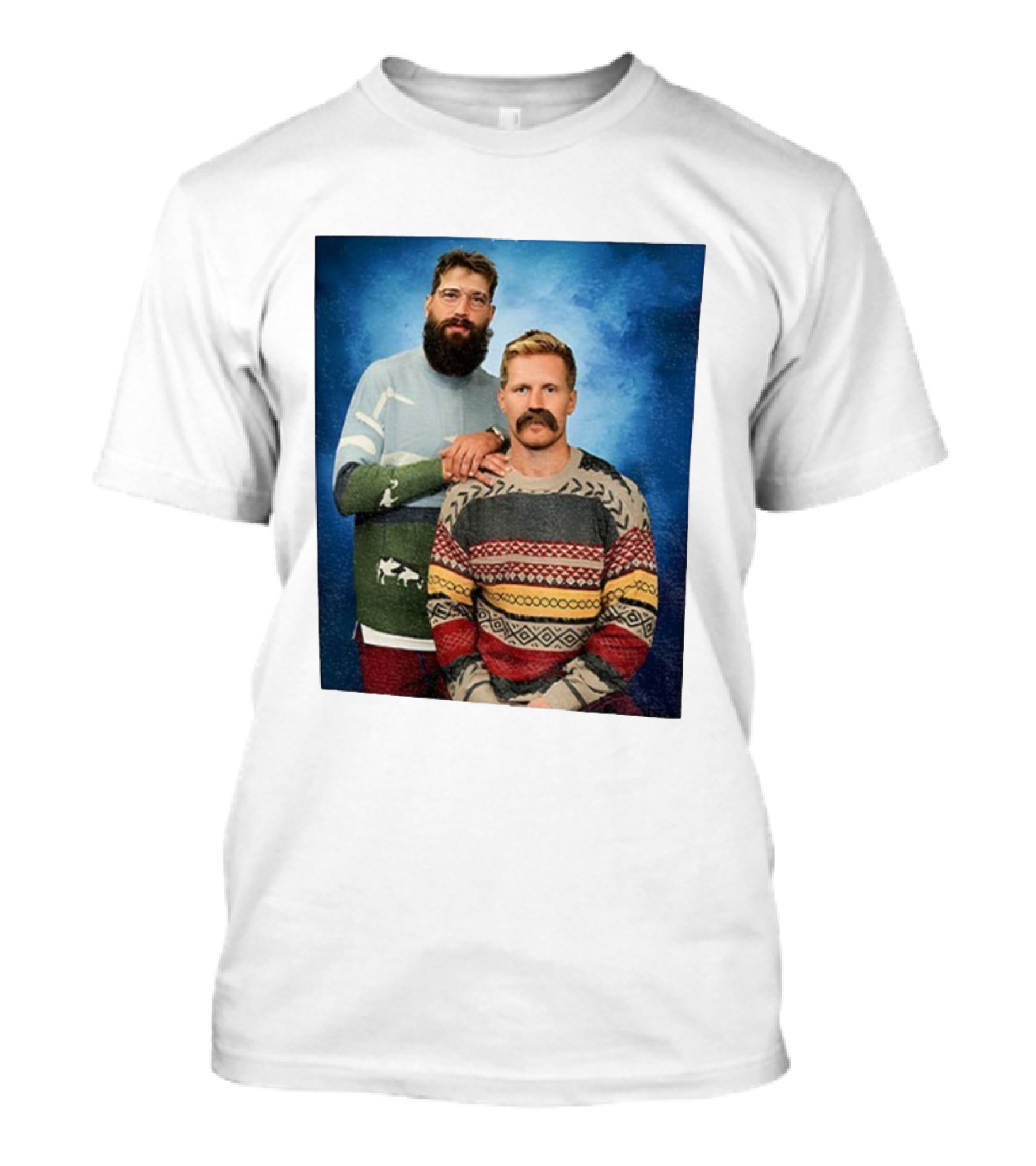 Gabriel Landeskog Brent Burns Stepbrothers Colorado Avalanche Hockey Merry Christmas T-Shirt