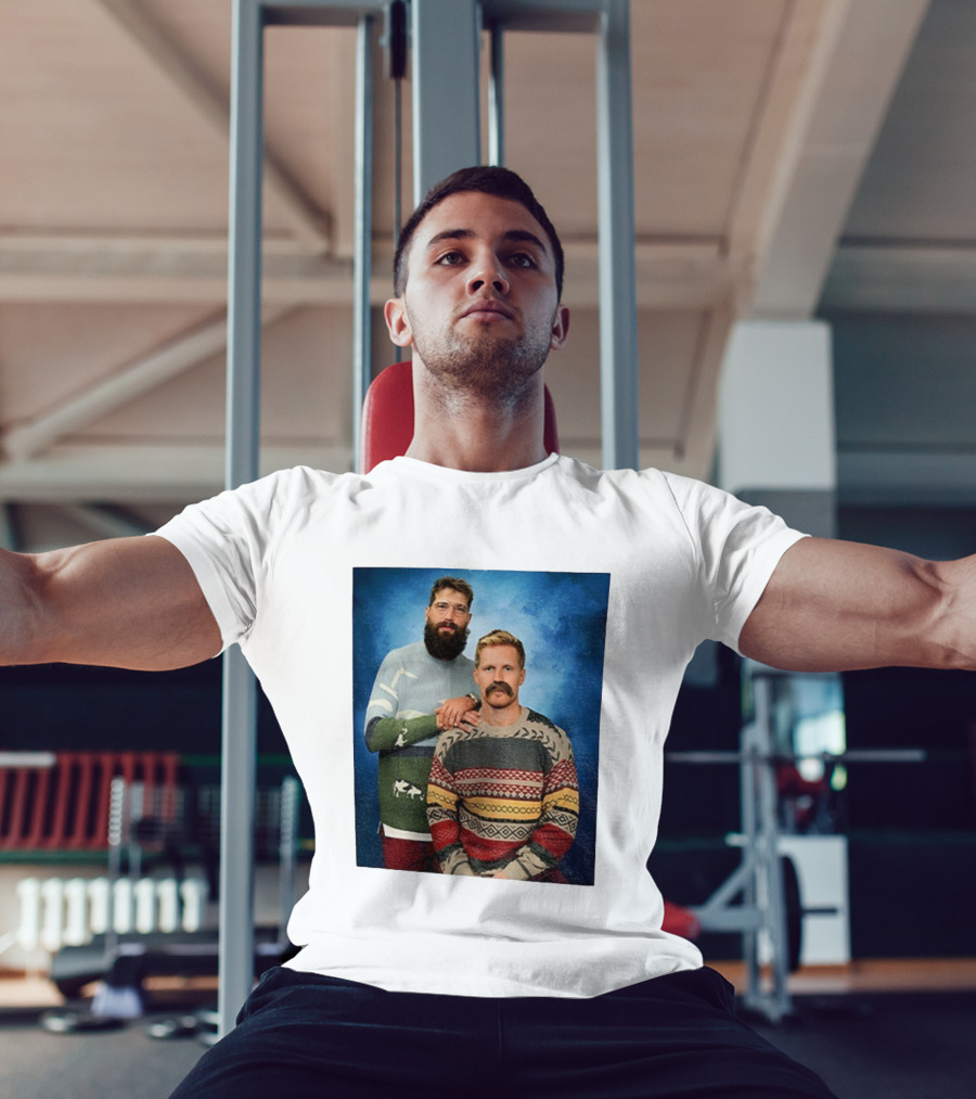 Gabriel Landeskog Brent Burns Stepbrothers Colorado Avalanche Hockey Merry Christmas T-Shirt