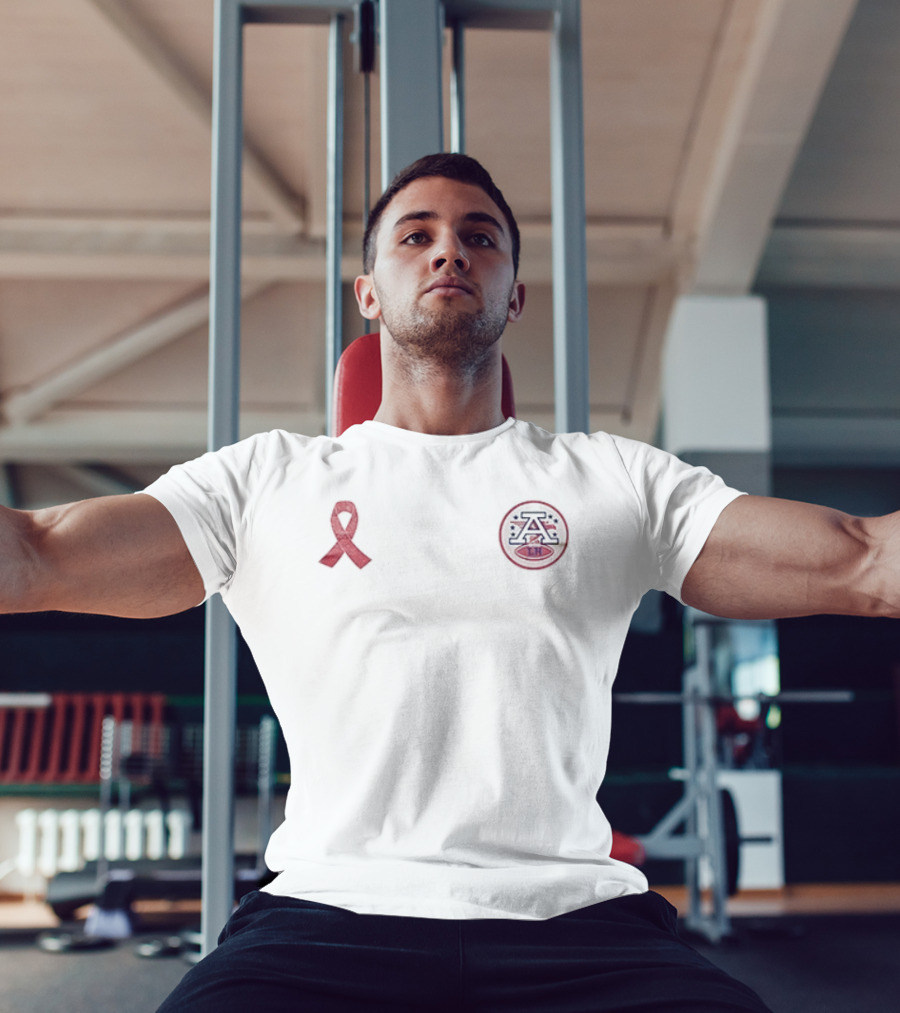 Kansas City Chiefs Support Cancer Awareness Dog Emblem T-Shirt