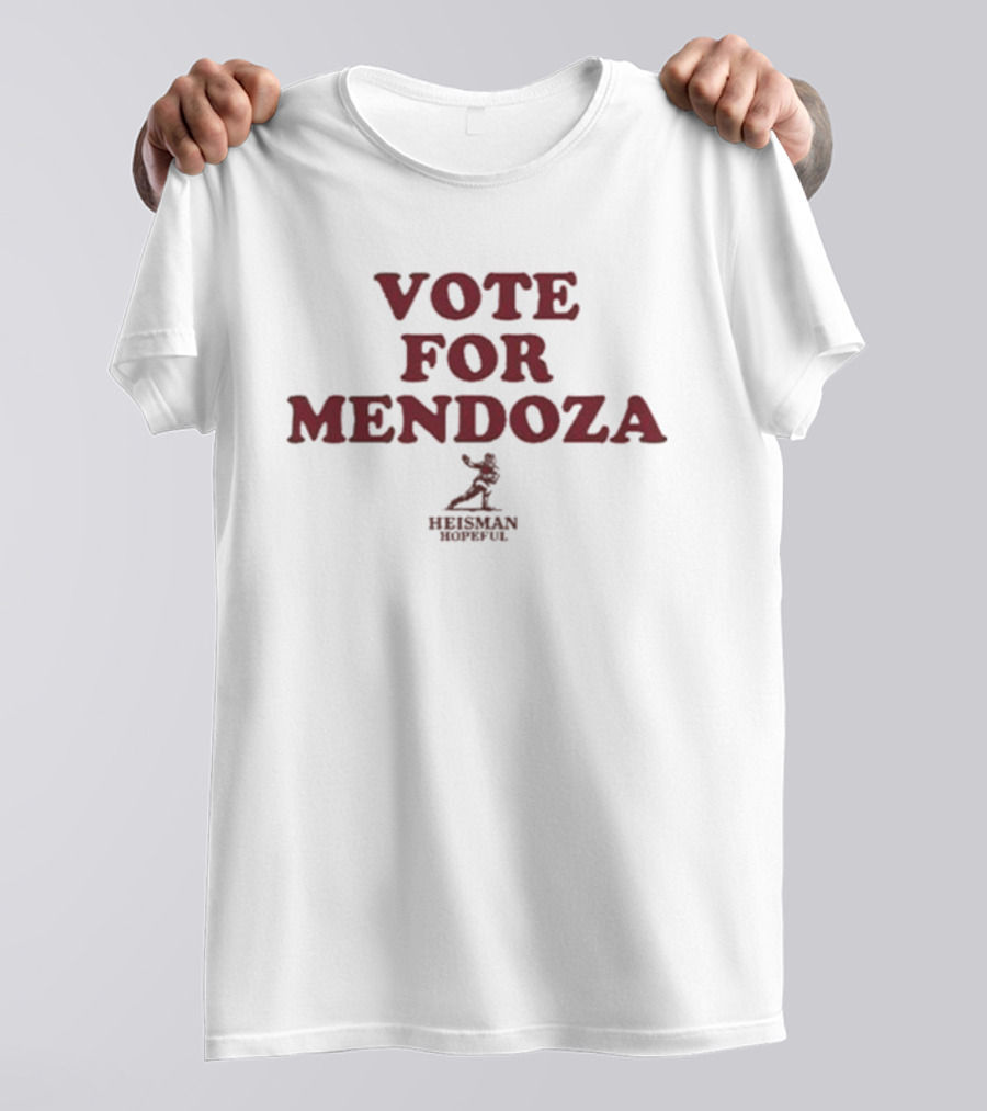 Indiana Hoosiers Vote For Mendoza Heisman Hopeful T-Shirt
