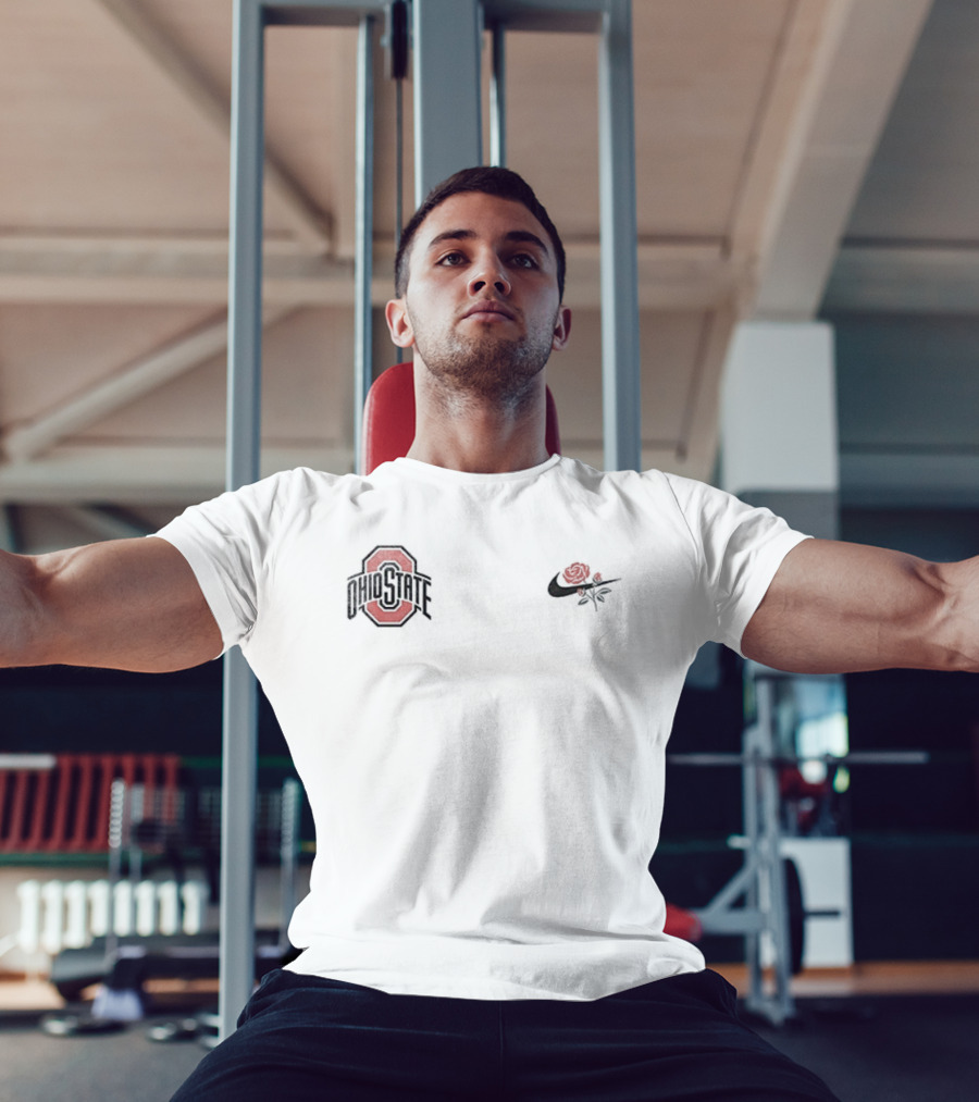 Ohio State Buckeyes Nike Rose Bowl 2022 Victory Icon T-Shirt