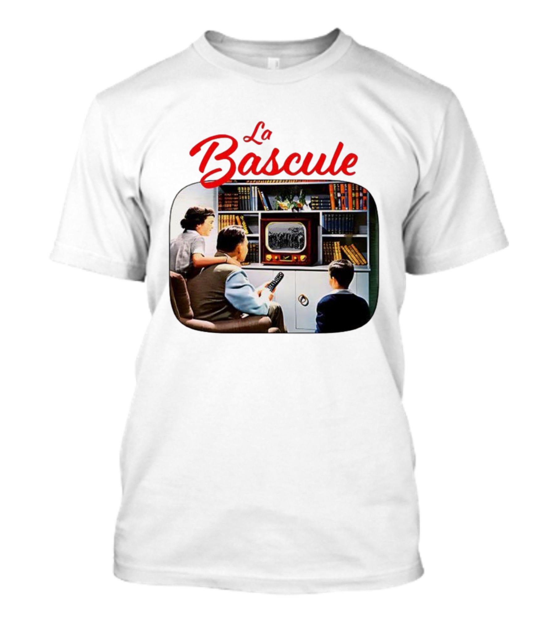 La Bascule Retro Family Ing Television Scene T-Shirt