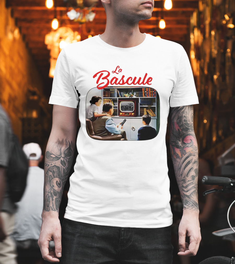 La Bascule Retro Family Ing Television Scene T-Shirt