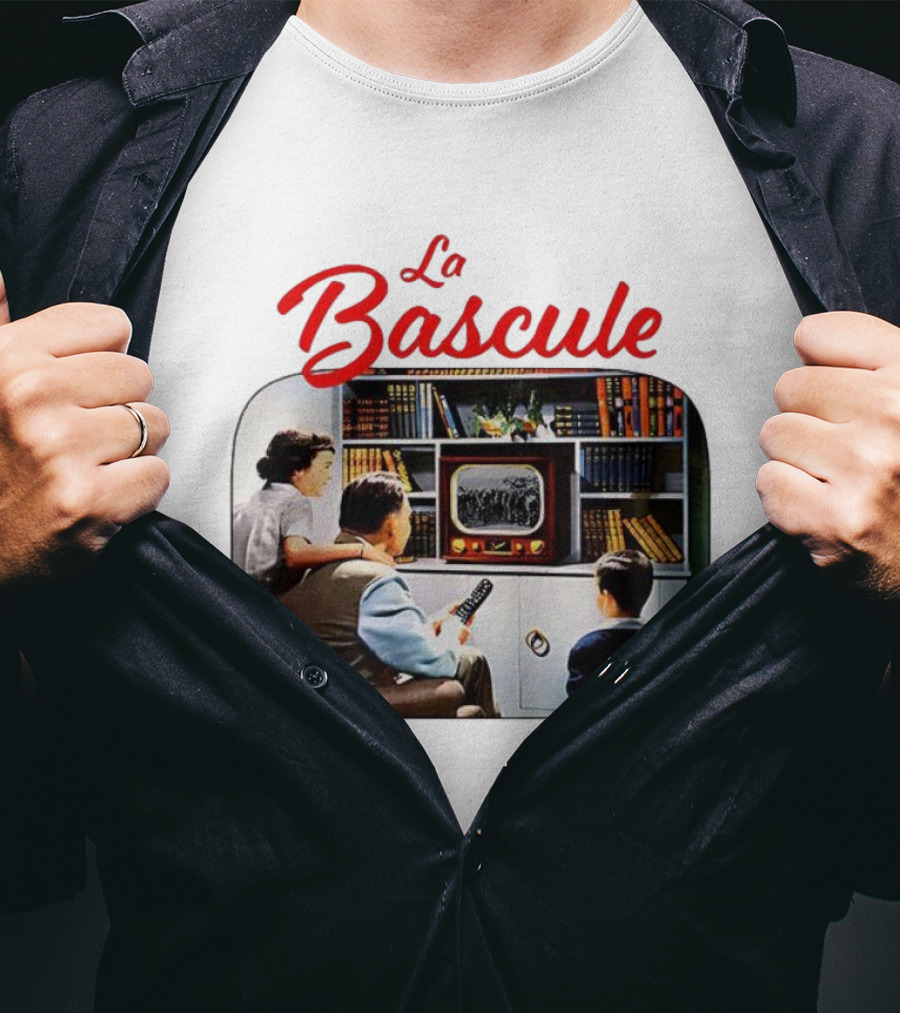 La Bascule Retro Family Ing Television Scene T-Shirt