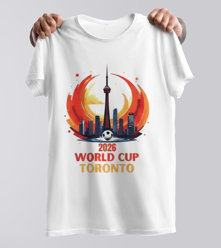 2026 World Cup Toronto CN Tower Skyline Event T-Shirt