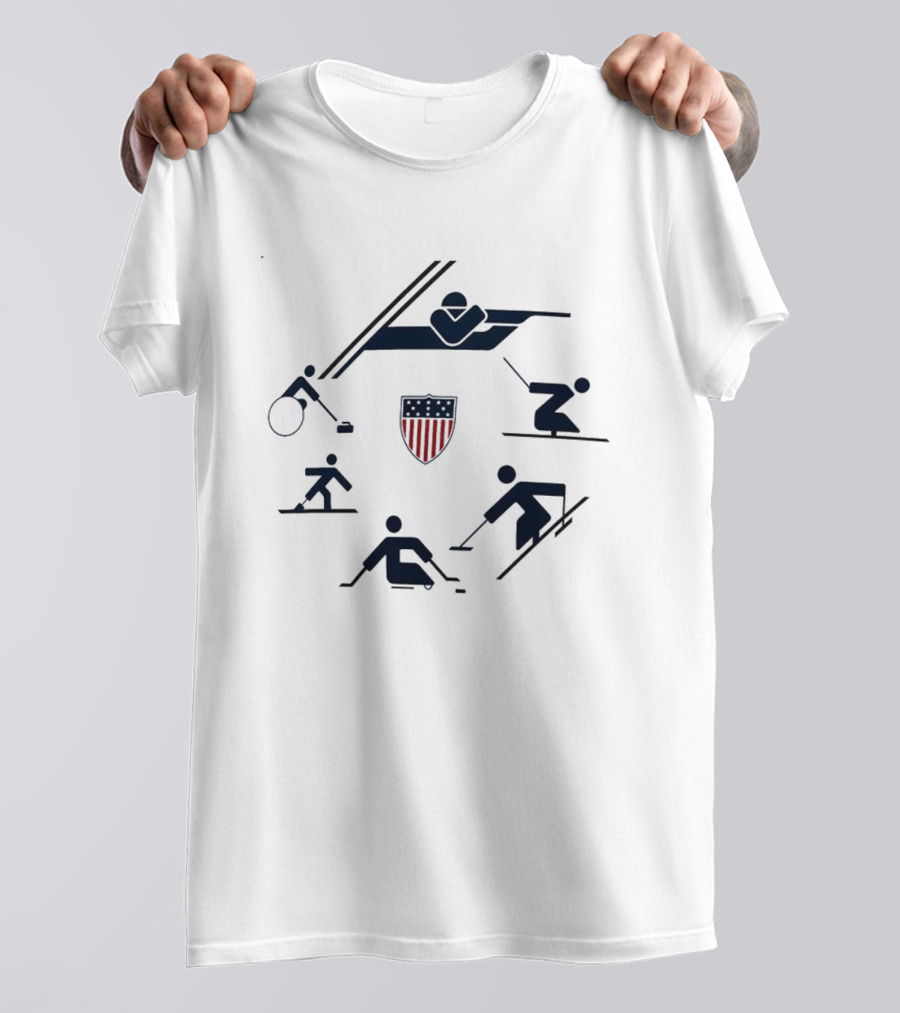 U.S. Paralympics 2026 Winter Paralympics Sport Icons Circle T-Shirt
