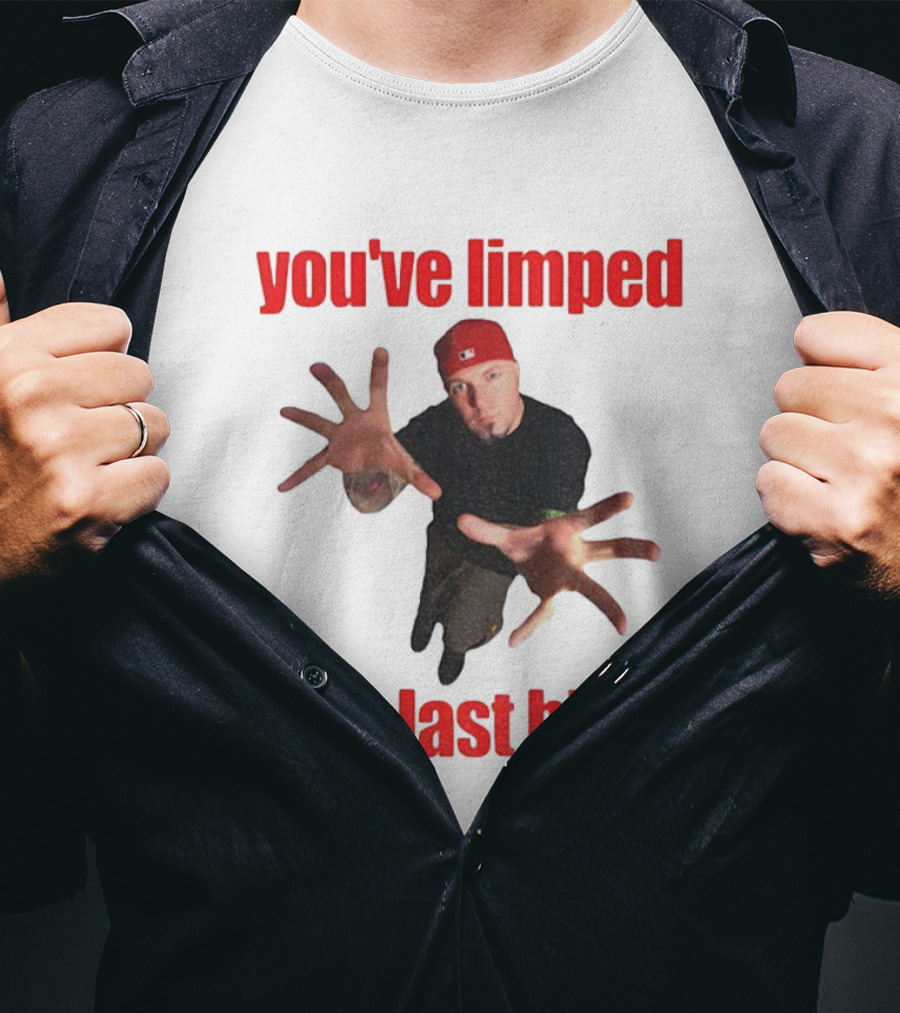 You’ve Limped Your Last Bizkit Red Cap Nu Metal Style T-Shirt