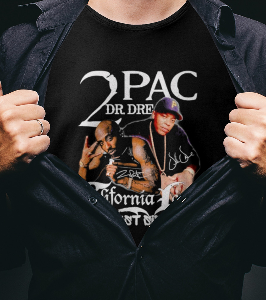 2PAC Dr. Dre California Love West Side Signature T-Shirt