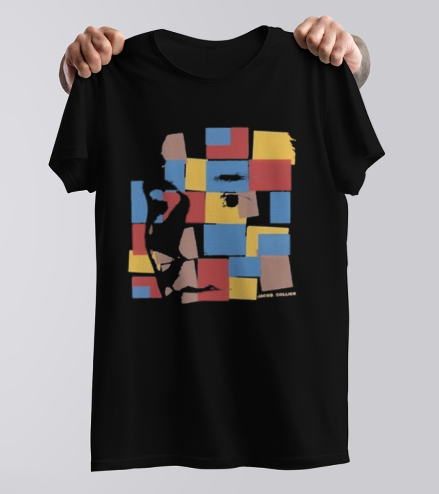 Jacob Collier The Light For Days Colorful Mosaic Blocks T-Shirt