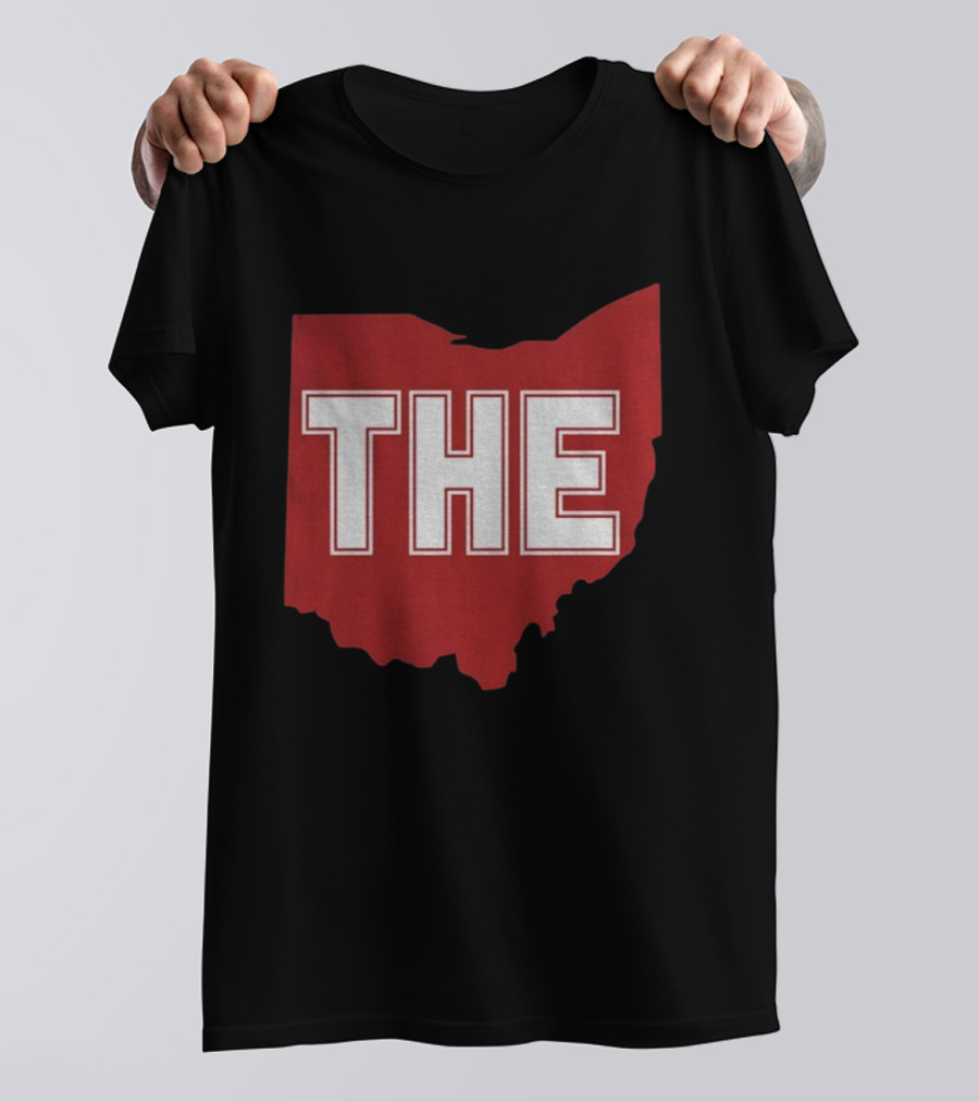 Ohio State Buckeyes Football Game Day Pride The State Map T-Shirt