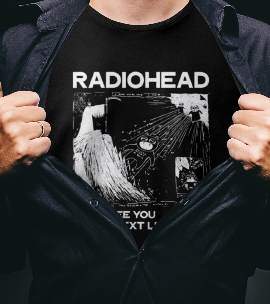 Radiohead I Will See You In The Next Life Vintage Album Art Concept T-Shirt