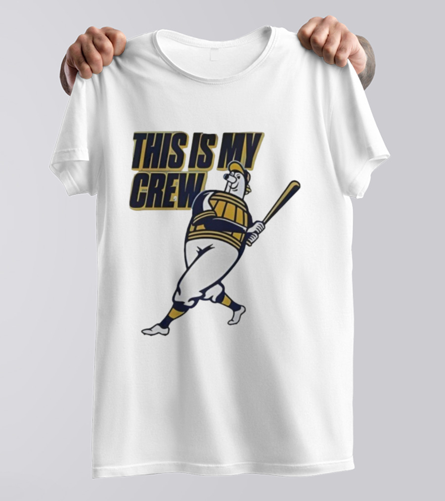 This Is My Crew 2025 Brewers Batter Illustration T-Shirt