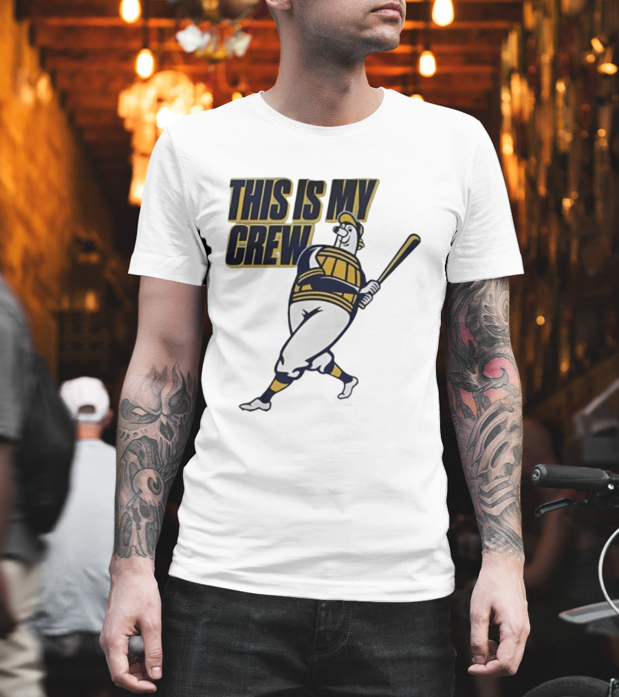This Is My Crew 2025 Brewers Batter Illustration T-Shirt
