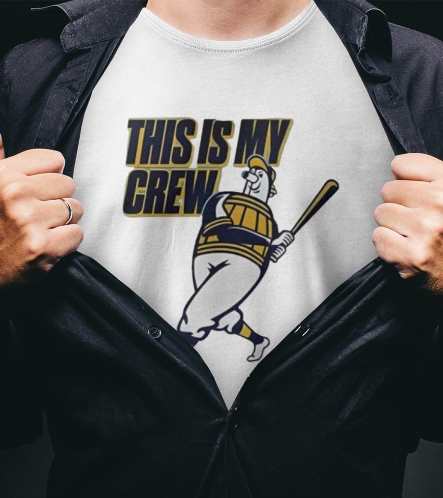 This Is My Crew 2025 Brewers Batter Illustration T-Shirt
