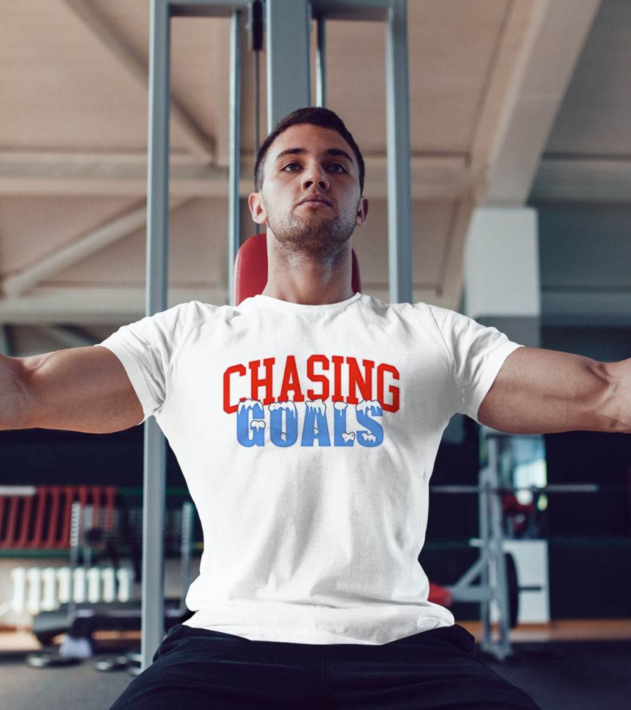 CHASING GOALS ICE SPORTS MOTIVATION T-Shirt