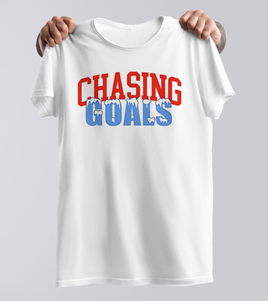 CHASING GOALS ICE SPORTS MOTIVATION T-Shirt