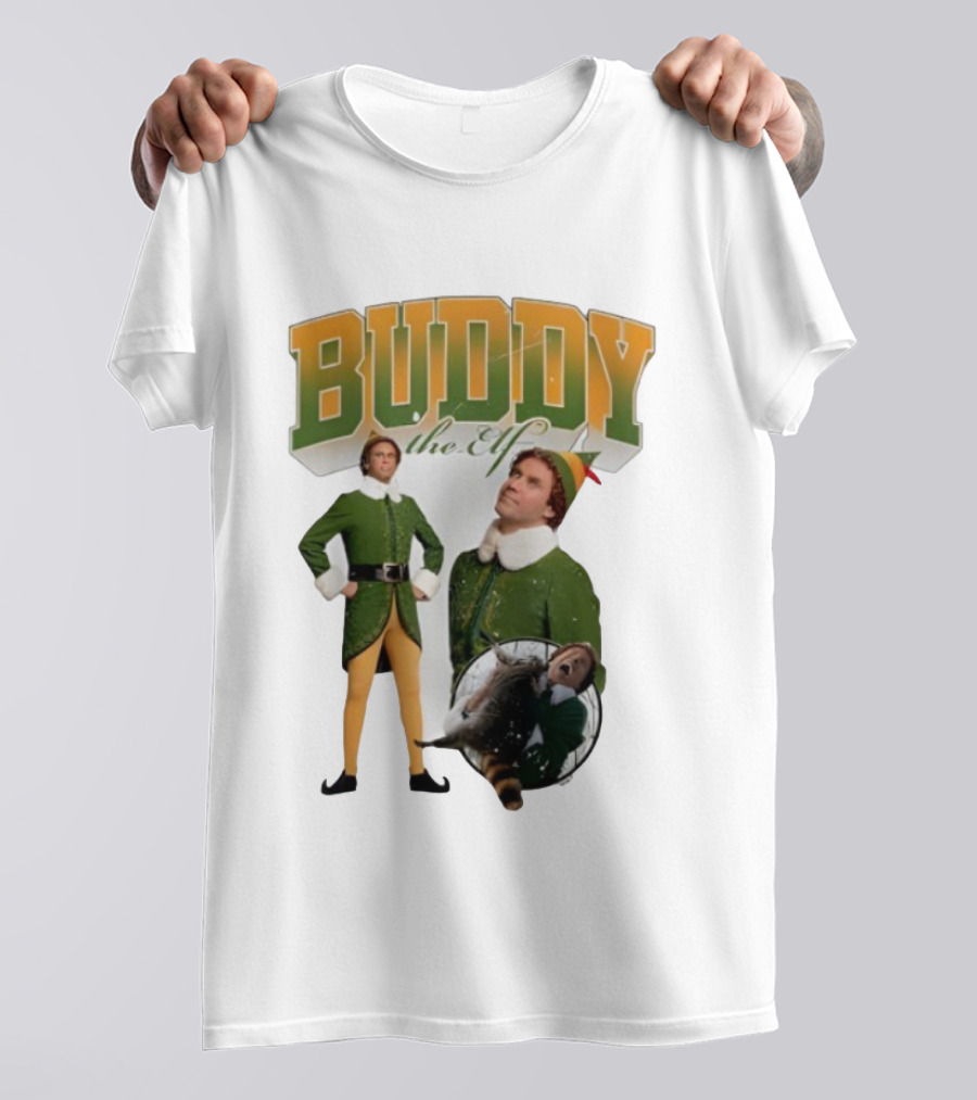 Buddy The Elf Christmas Comedy Movie Character Collection T-Shirt