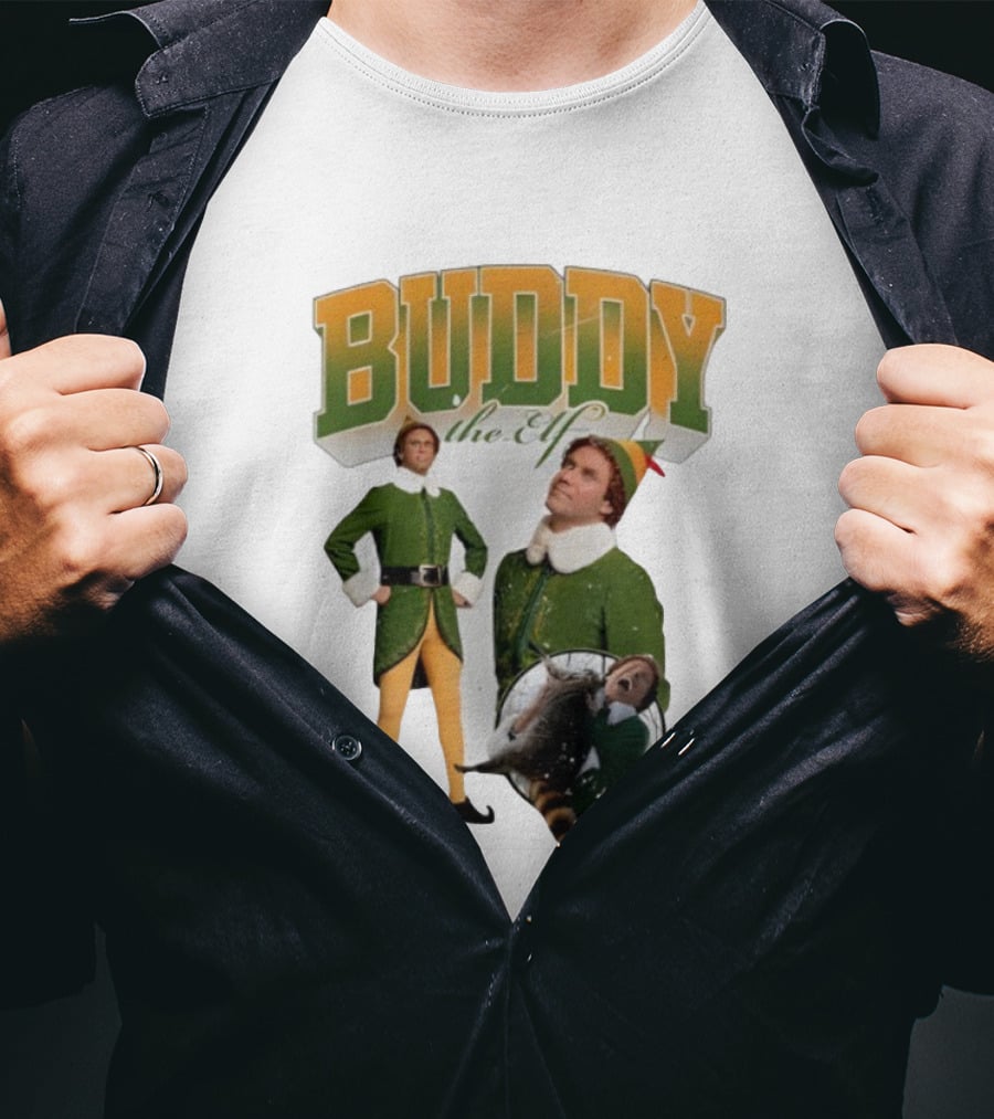 Buddy The Elf Christmas Comedy Movie Character Collection T-Shirt