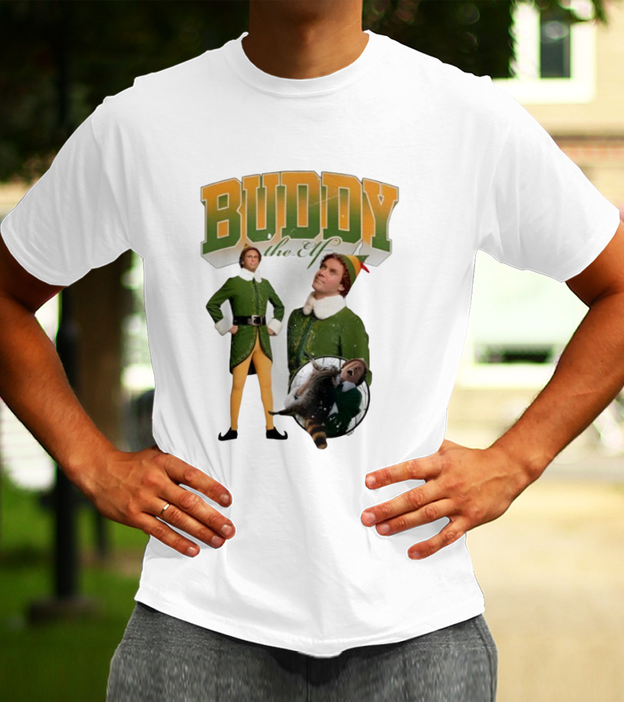 Buddy The Elf Christmas Comedy Movie Character Collection T-Shirt