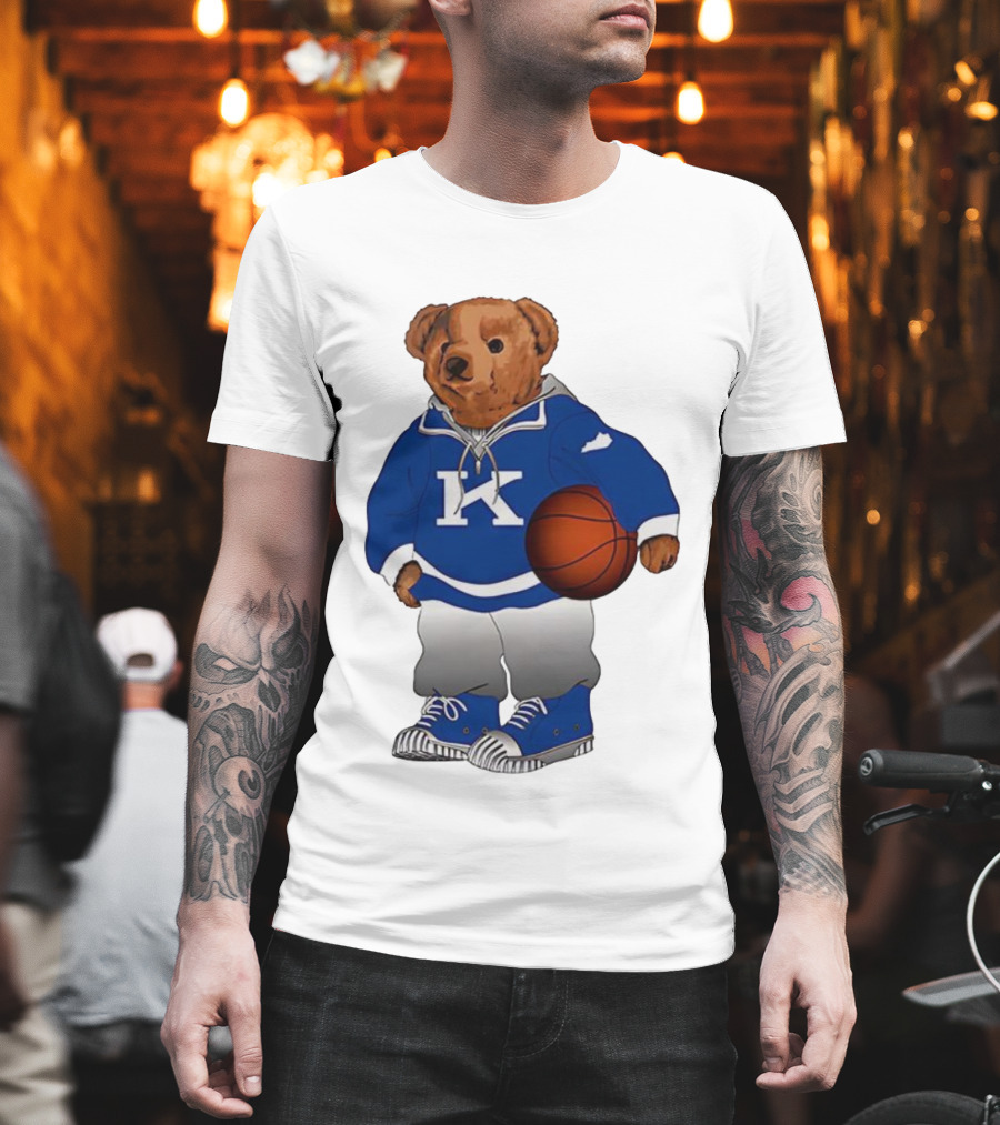 Kentucky Wildcats Polo Bear Basketball Lover NCAA Fan Apparel T-Shirt